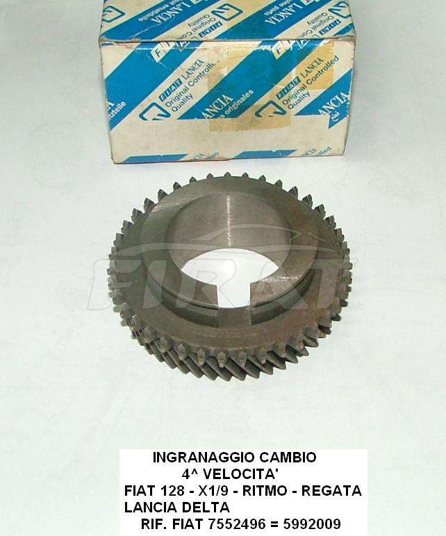 INGRANAGGIO CAMBIO FIAT 128-X1/9-REGATA-RITMO 4V. 7552496